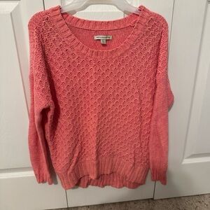 American Eagle Pink Knit Sweater